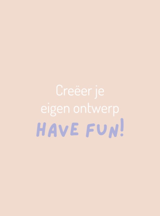 Maak je eigen poster • A3 • 30x40cm