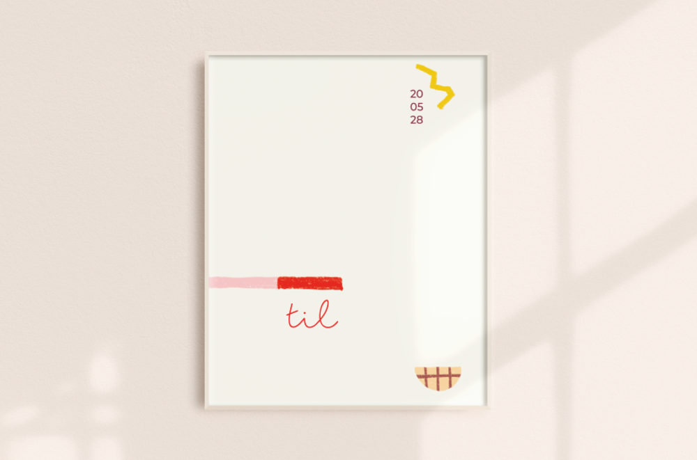 Poster grafisch • A3 • 30x40cm